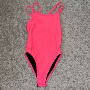 Jolyn Murray Neon Pink Fixed Back Onesie